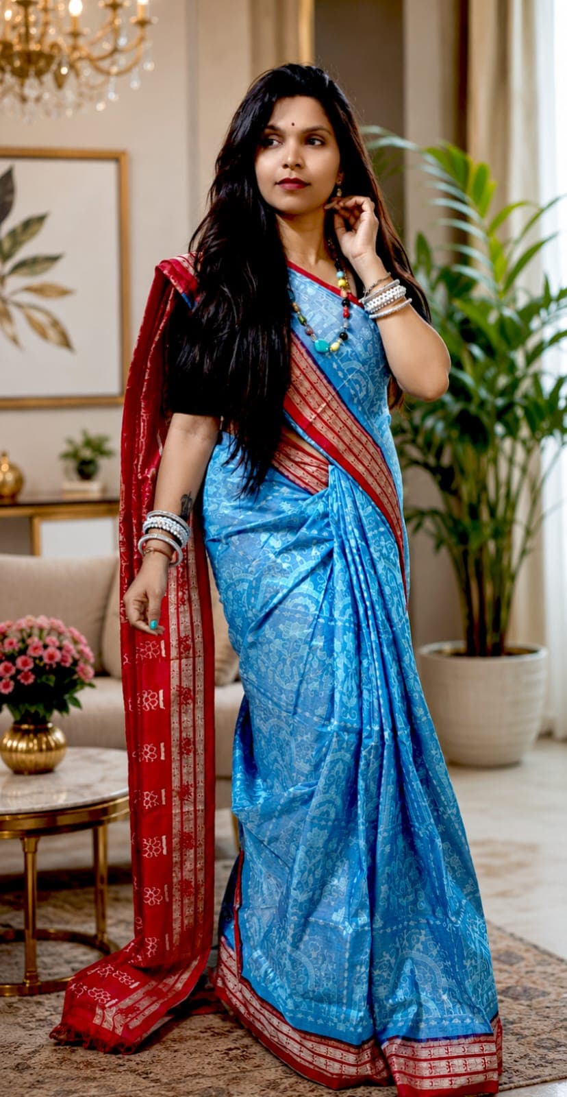Pure Sambalpuri Pata Saree
